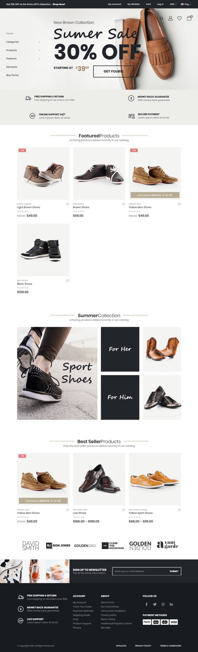 I will create a modern landing page design with responsive 