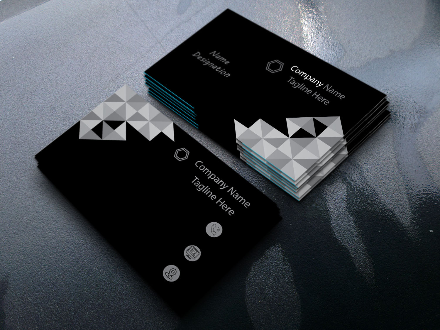 Creative and luxury business card