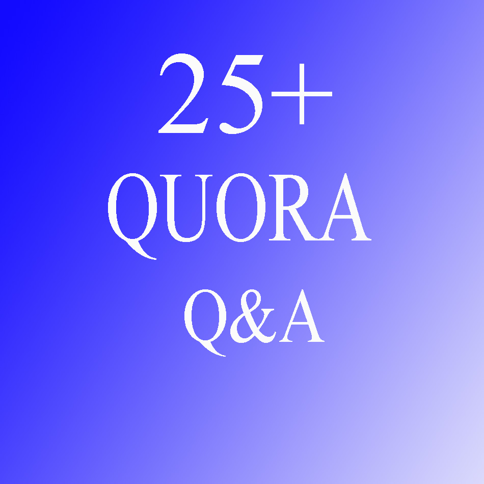 I will provide 25+ quora answer for your website 