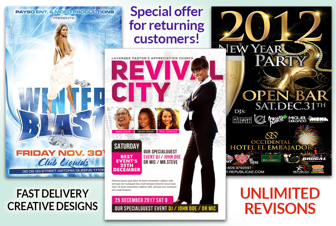 I will create a mind catching event,banner,pro church flyer