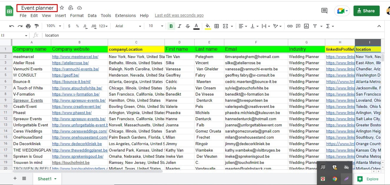 I will provide 100 b2b leads, linkedin leads, business leads,email list building 