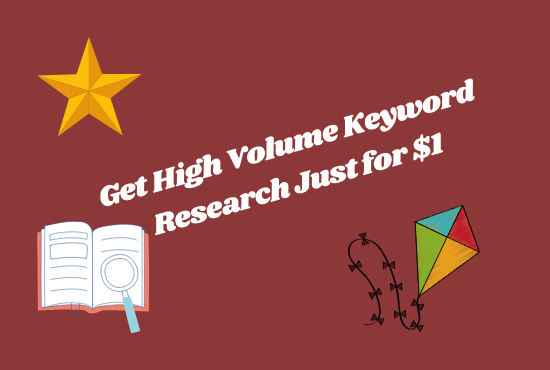 I will provide 5 high volume keyword Research for vid...