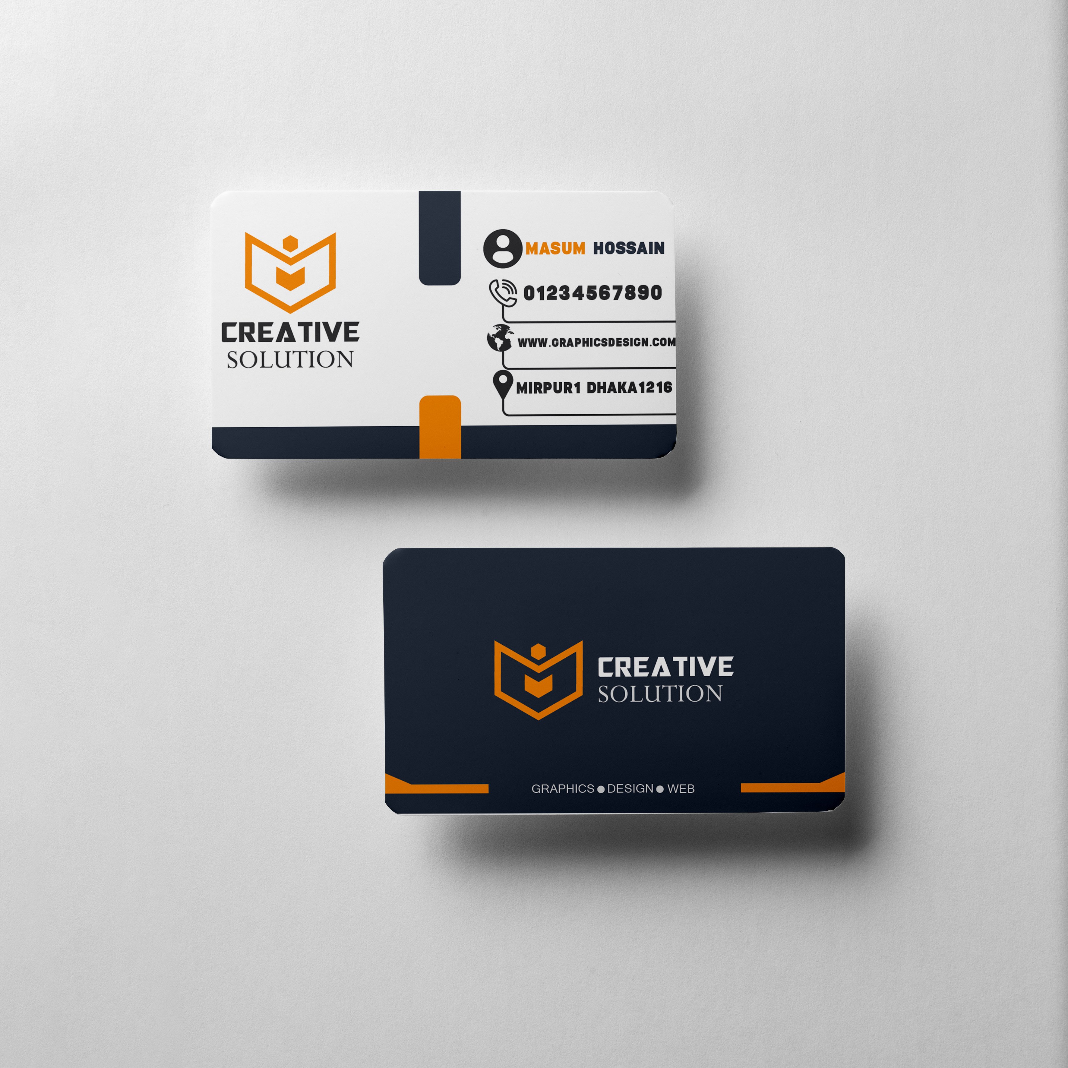I will do Professional Business Card design like this
