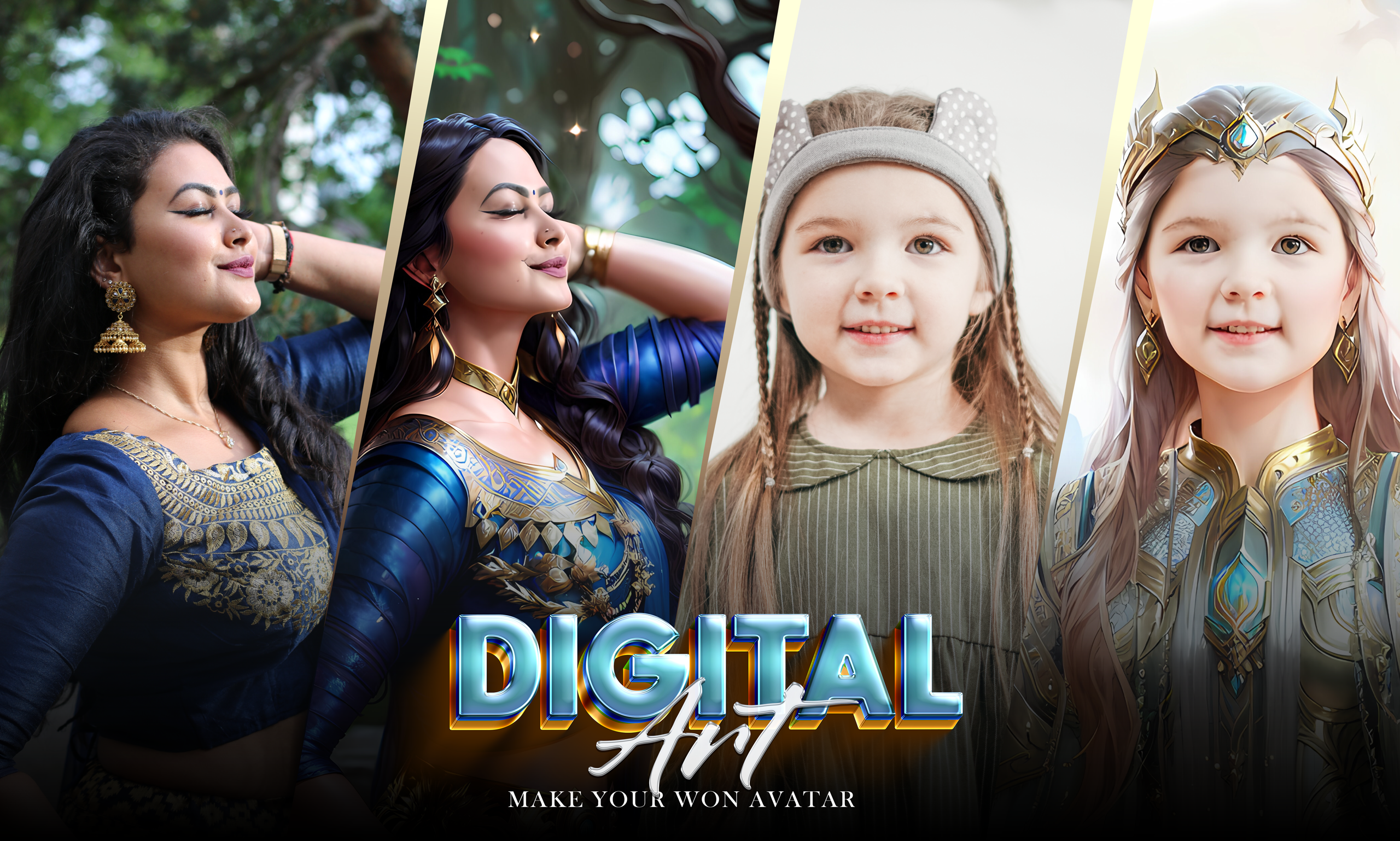 I will turn your photos into mystical fantasy art