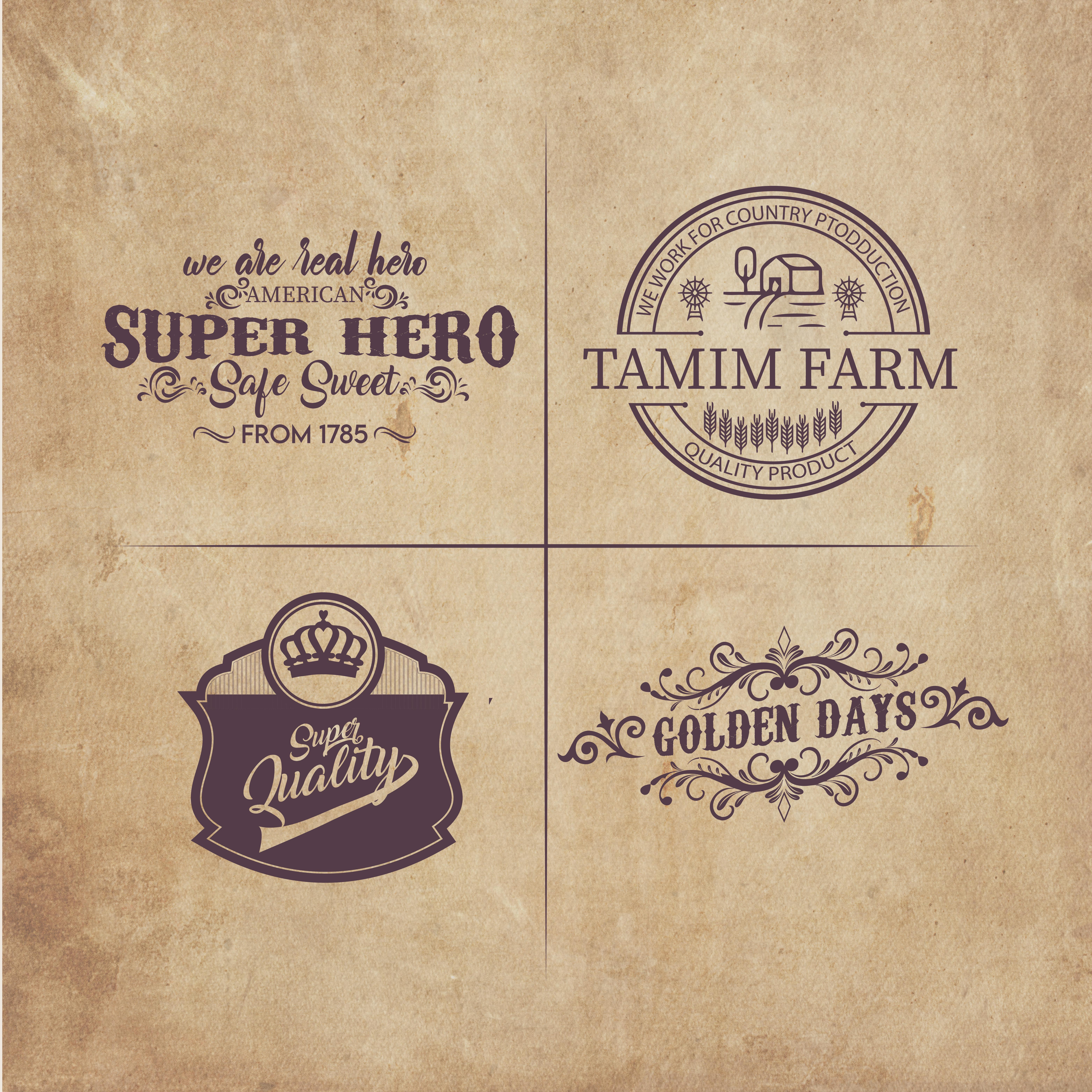 Design you Unique Vintage Logo
