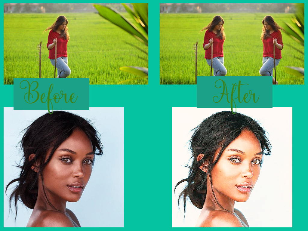 I will do image retouch and Background remove