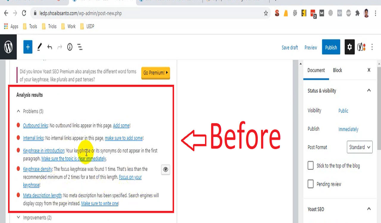 Let me handle the On Page Seo for your Website!