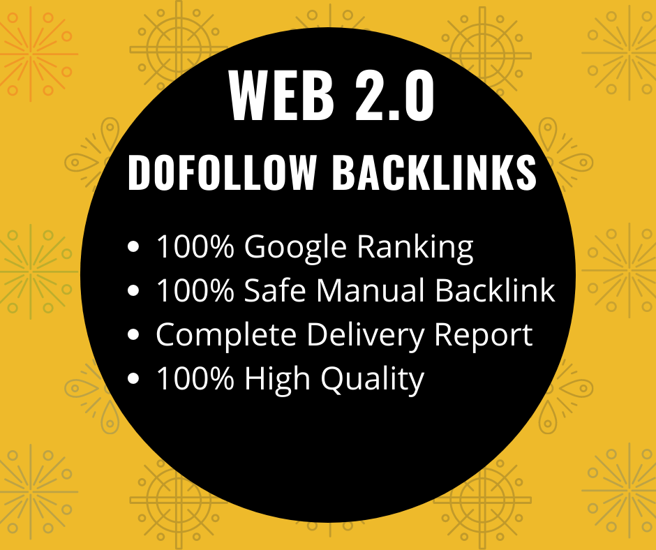 I will make 30 web 2.0 profile backlinks physically.