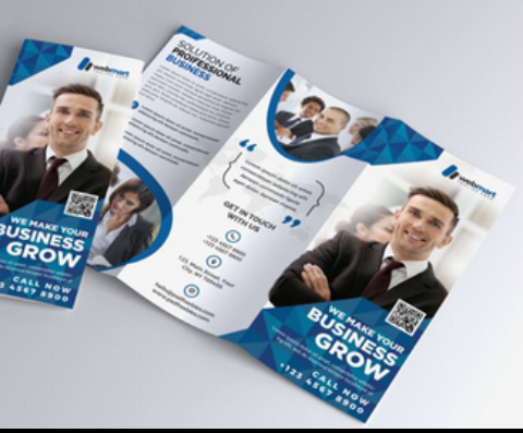 Creating professional Brochures, Posters, Flyers, infographics, menus, banners