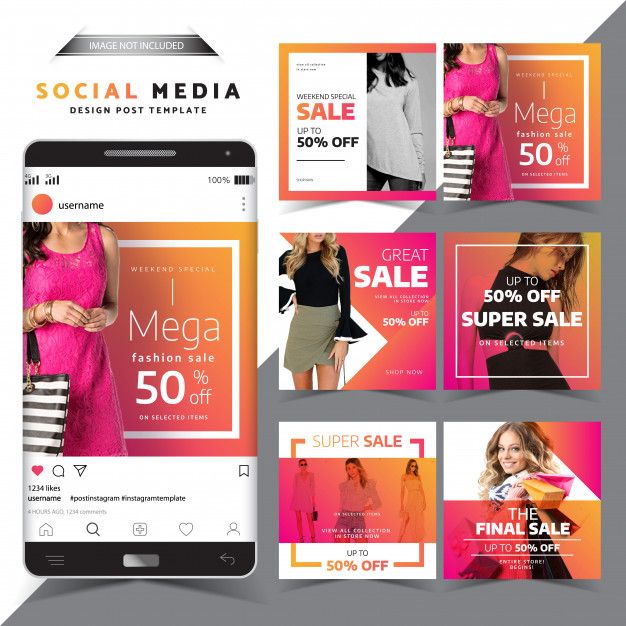 Social media design: Post/cover/ad/banner design