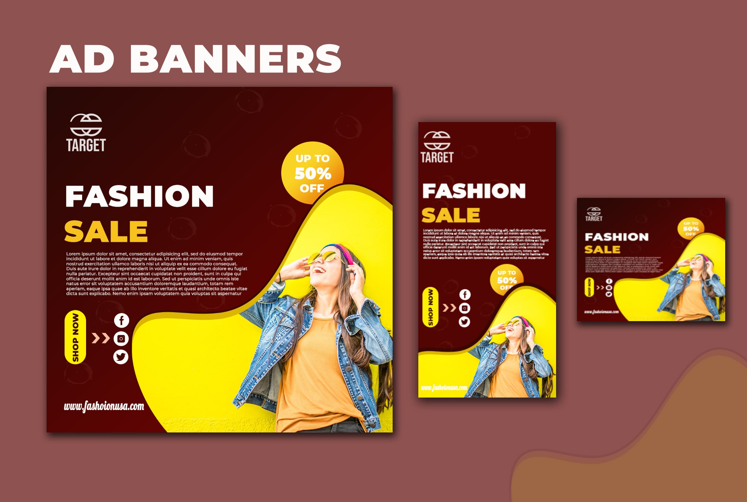 I will design website banner ads,banner design,product ad,slider