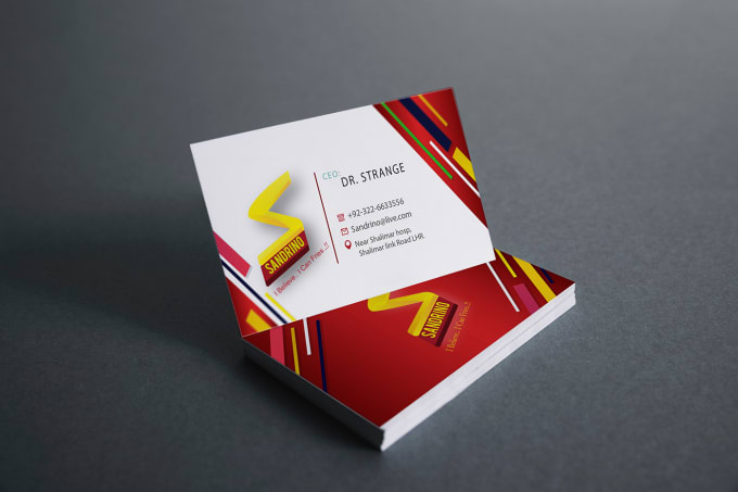 I will create unique business card 