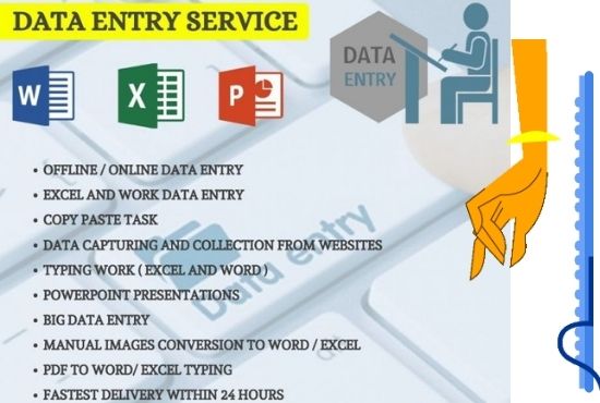 I Will do data entry, low price in data entry