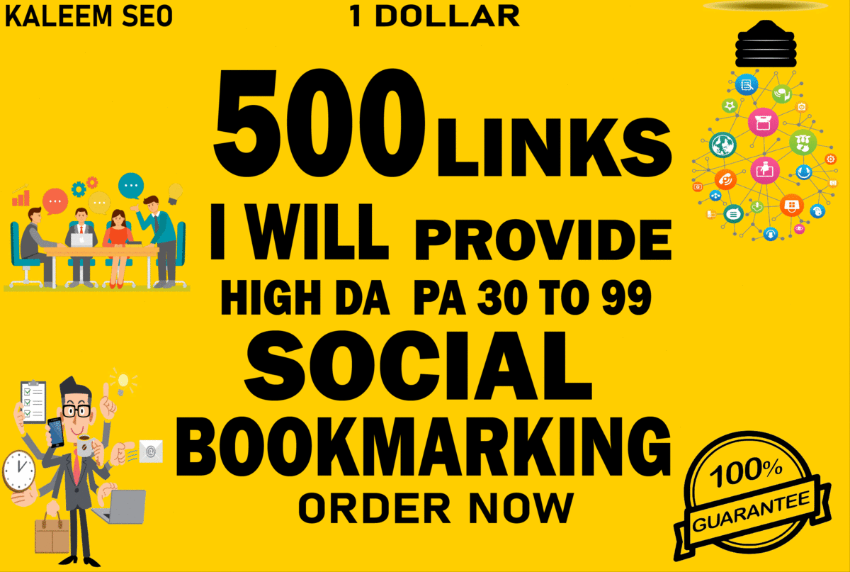 I will do 500 social bookmarking Improve SERPs 