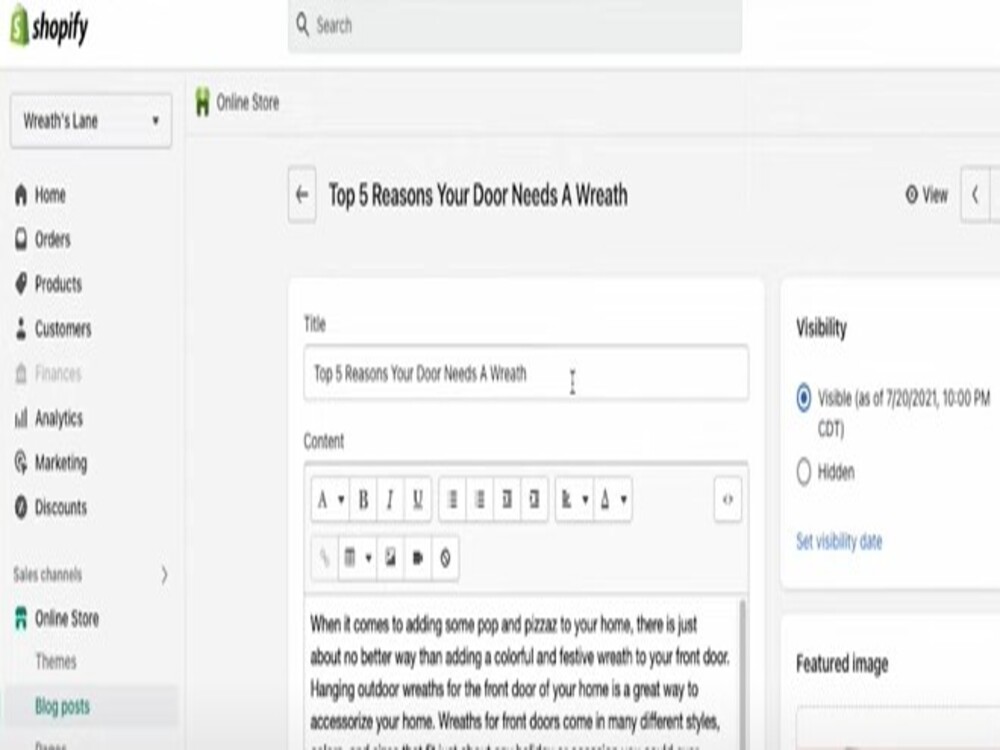I will optimize the On page SEO for your Shopify website