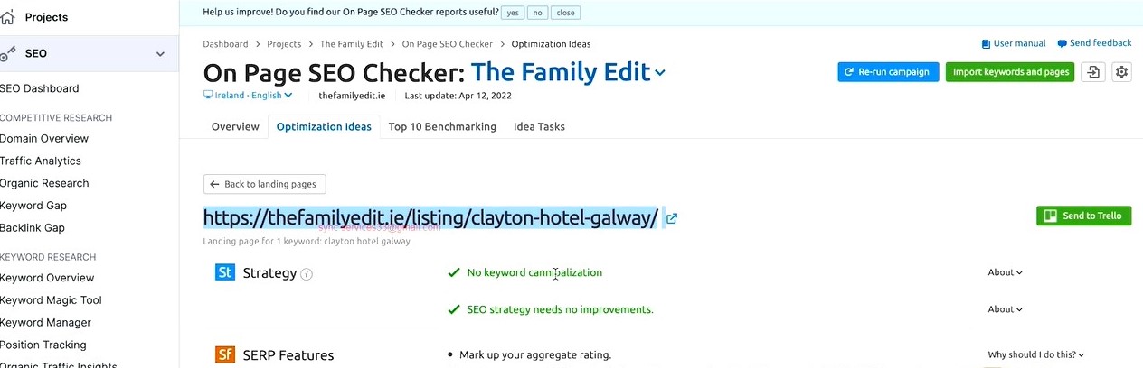 I will provide Onpage SEO and optimization your website for Google