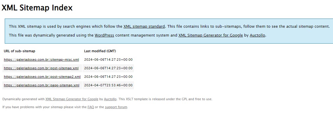 I will create or fix optimize XML sitemap and robots txt for your website