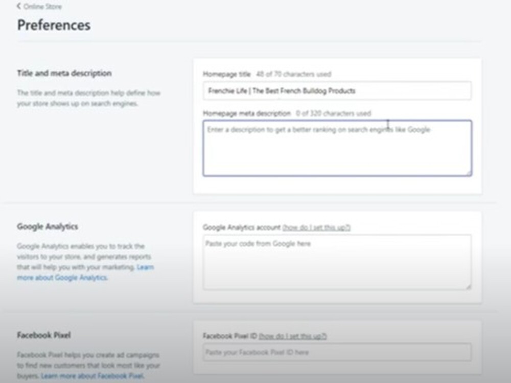 I will optimize the On page SEO for your Shopify website