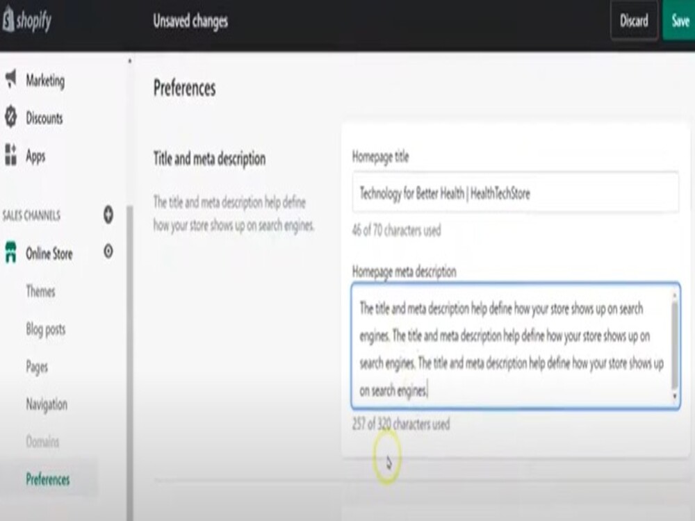 I will optimize the On page SEO for your Shopify website