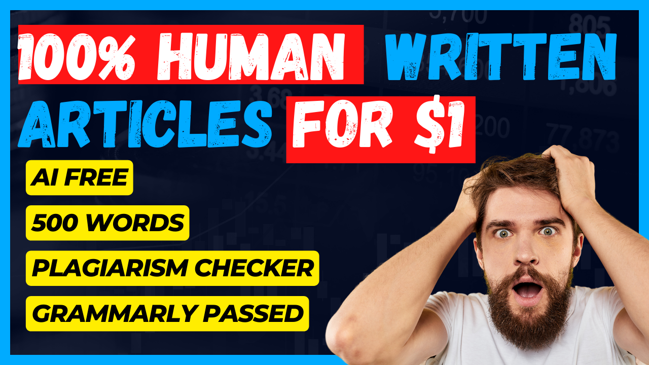 Authentic Handwritten Articles - 100% Human Crafted, Zero AI