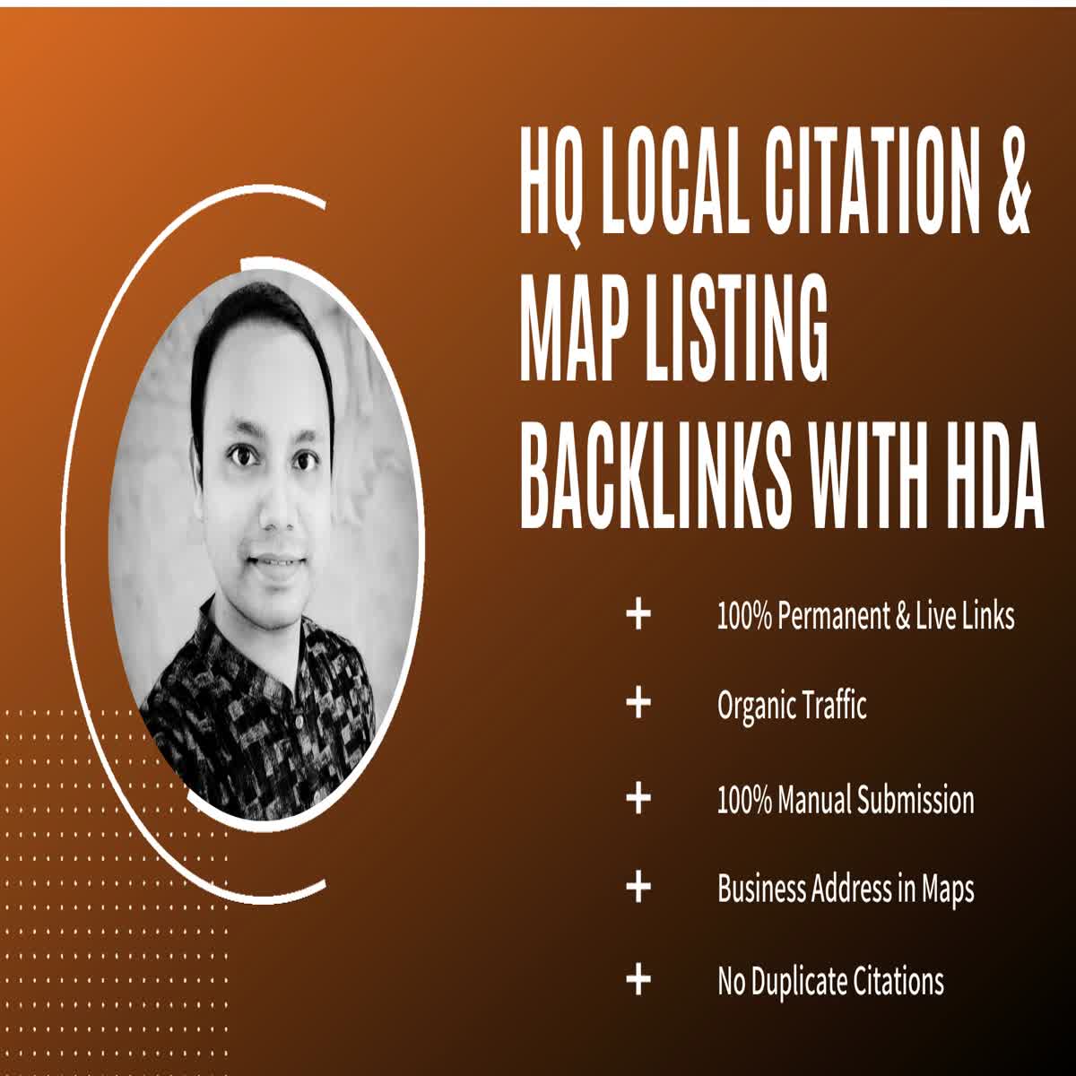 50 HQ Local Citation or Business Listing & Map Listing Backlinks with High DA