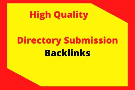 I will do manually 100 High Quality directory submission 