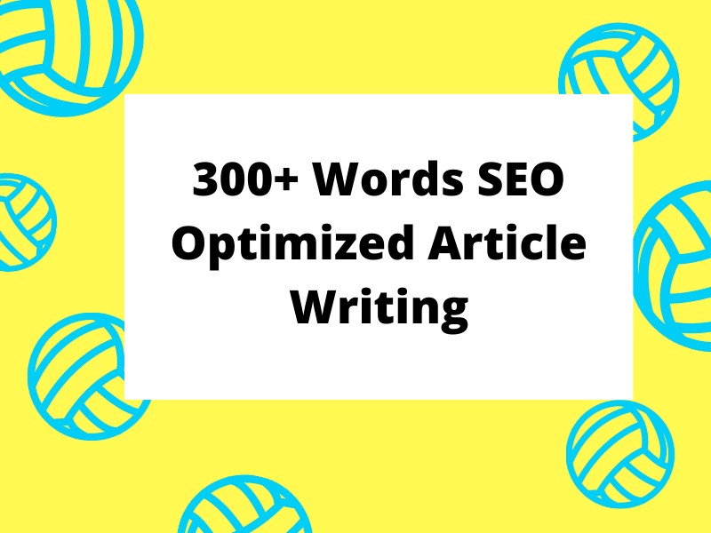 I will write in 300+ words SEO content, article Or blog writing.