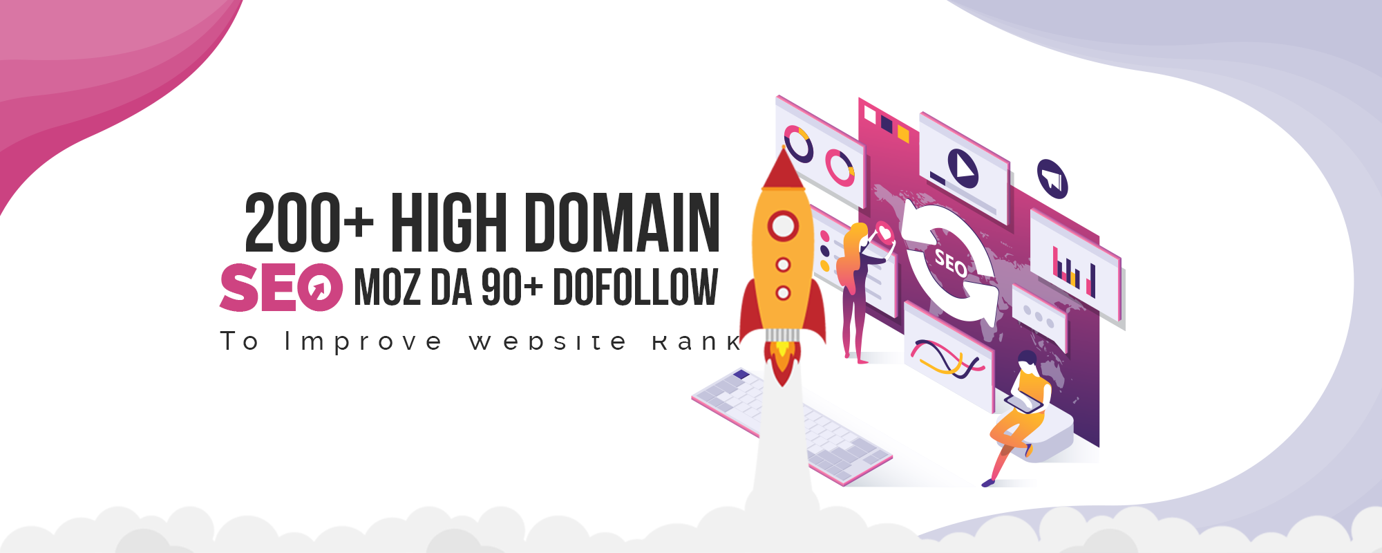Rank Your Website on Google 200+ High Domain Authority Moz DA 90+ SEO Dofollow Profile Backlinks