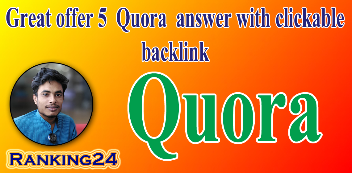 Promote Website With 3 HQ Quora Answer By Different Account