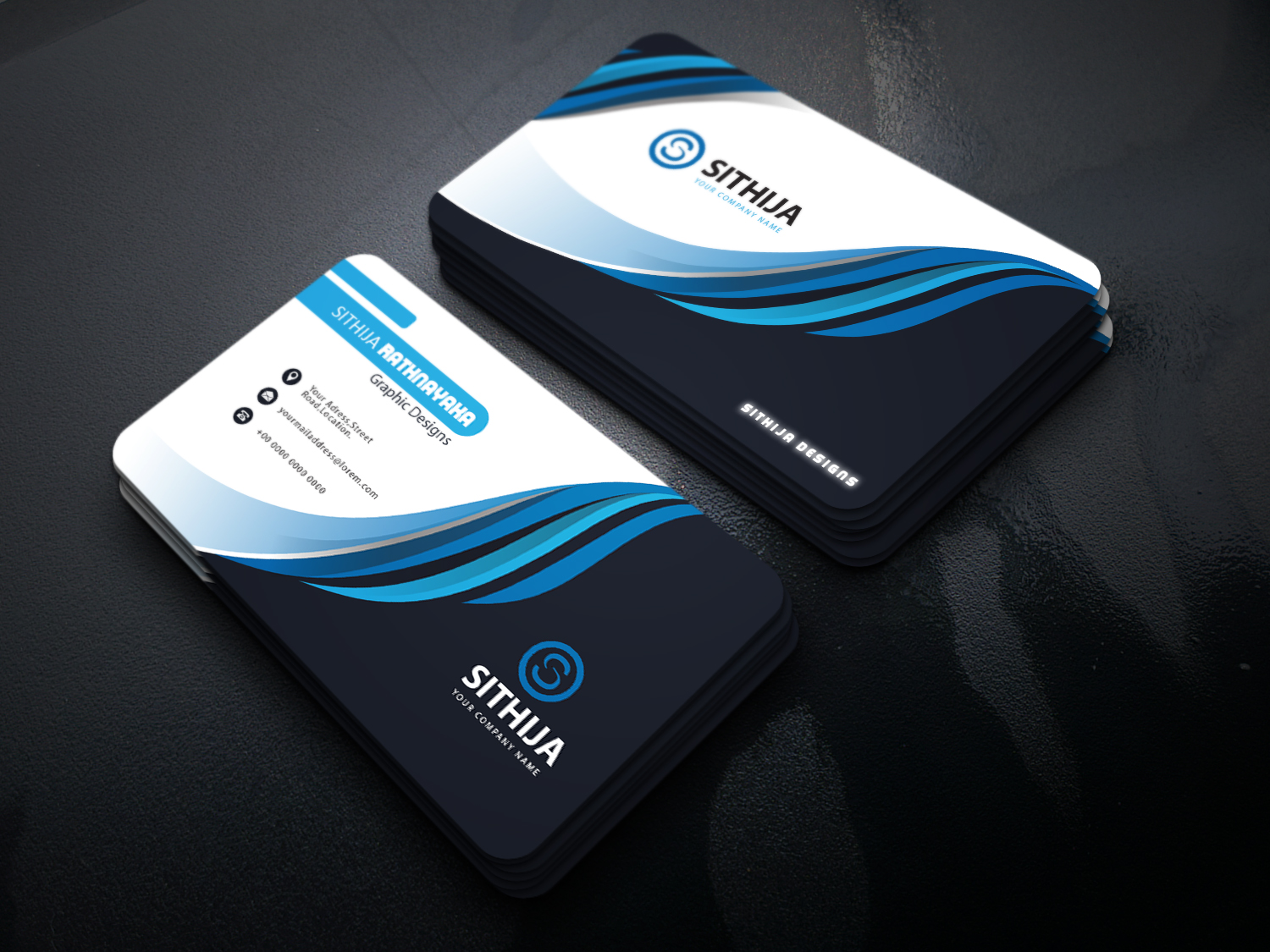 I will design professional creative and luxury business card Designs