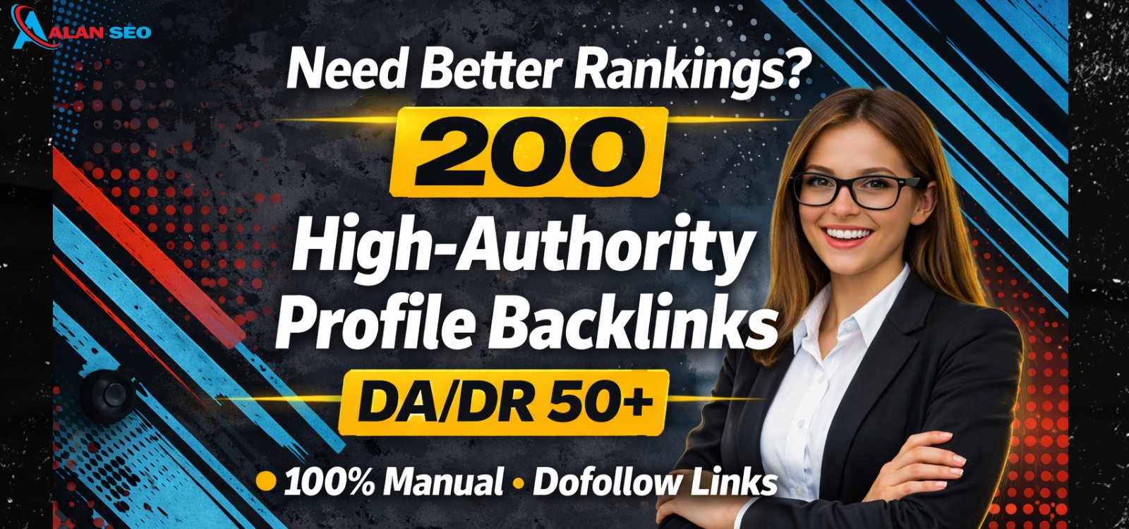 I will create 200 high authority DA DR 50+ profile backlinks manually