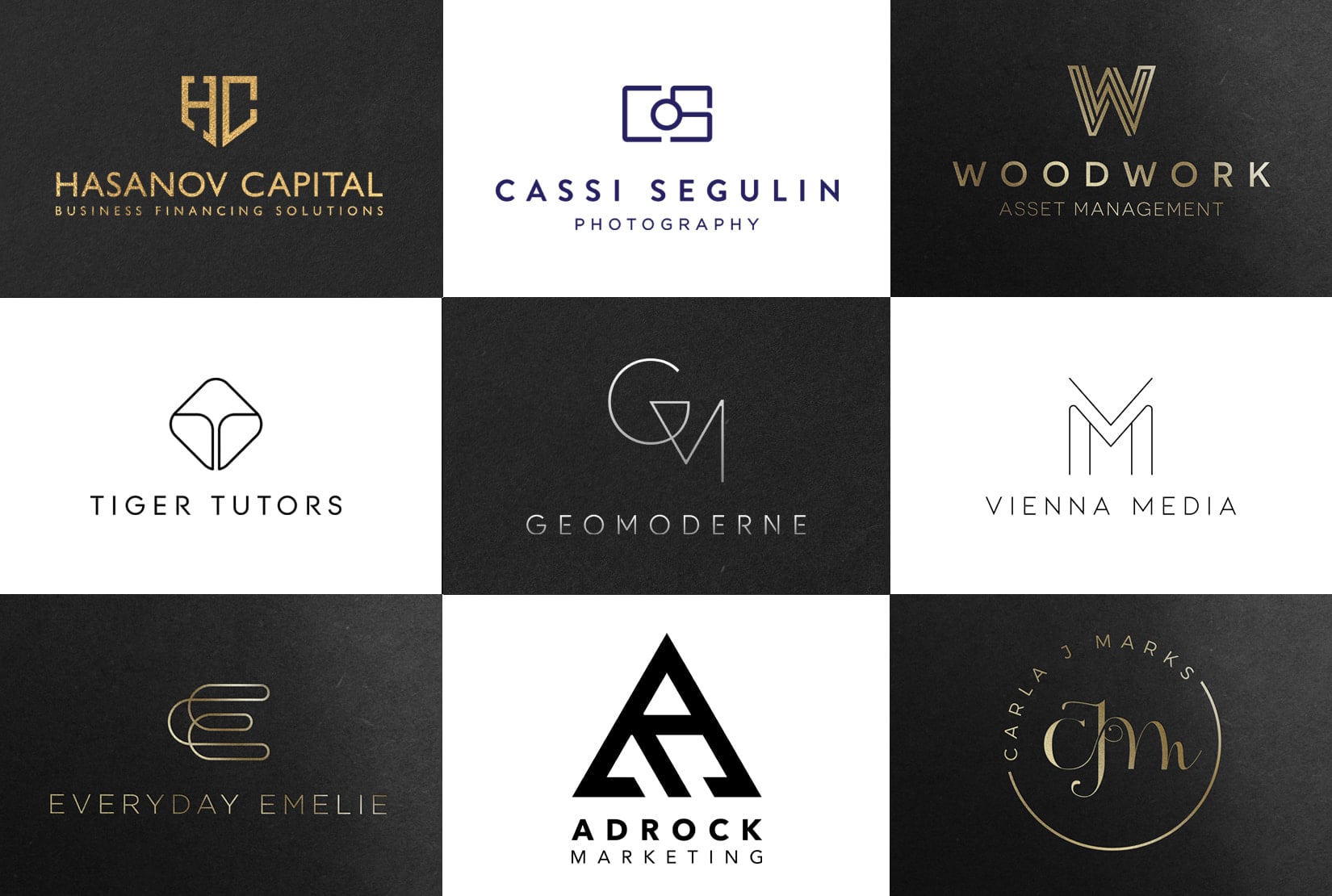 i will fgfcreate modern minimalist luxury logo design