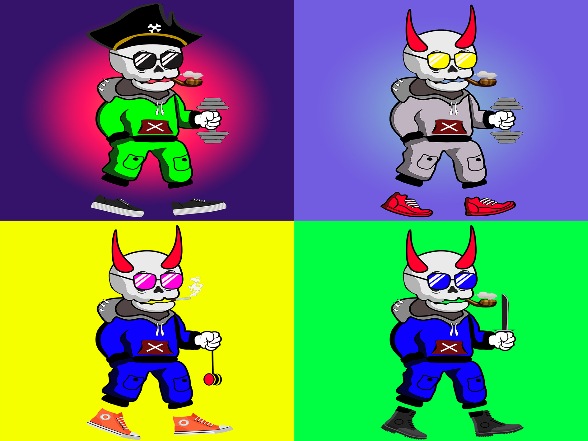 I will draw custom NFT art character illustration for your project