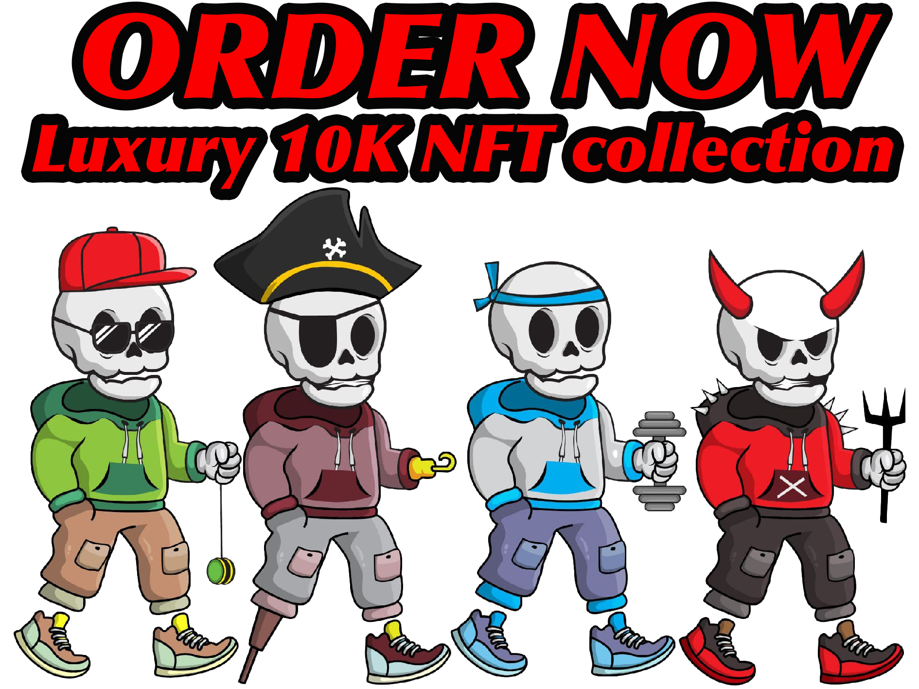 I will draw custom NFT art character illustration for your project