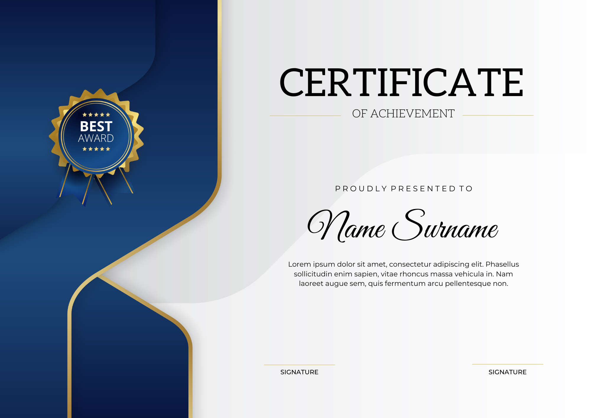 Your Achievements, Your Style: Custom Certificate Designs