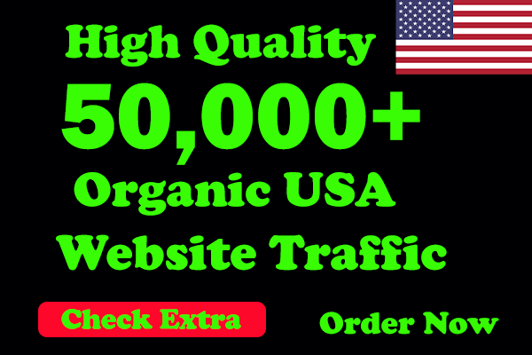  I will Drive 50,000 USA Keyword Targeted/Social Media Traffic To Your Website Within 10 Day.