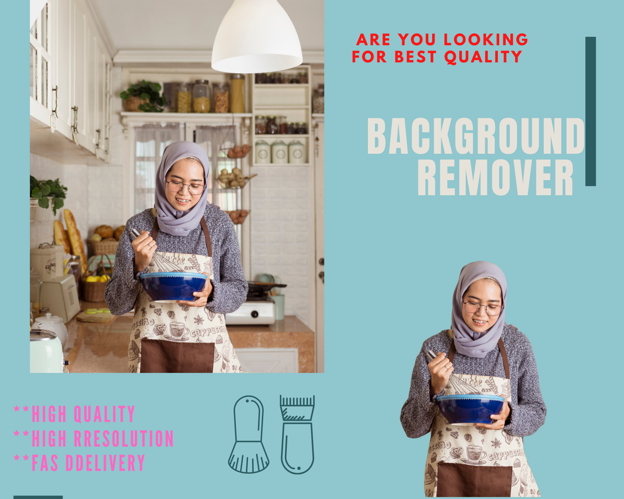 I will remove your photos Background 