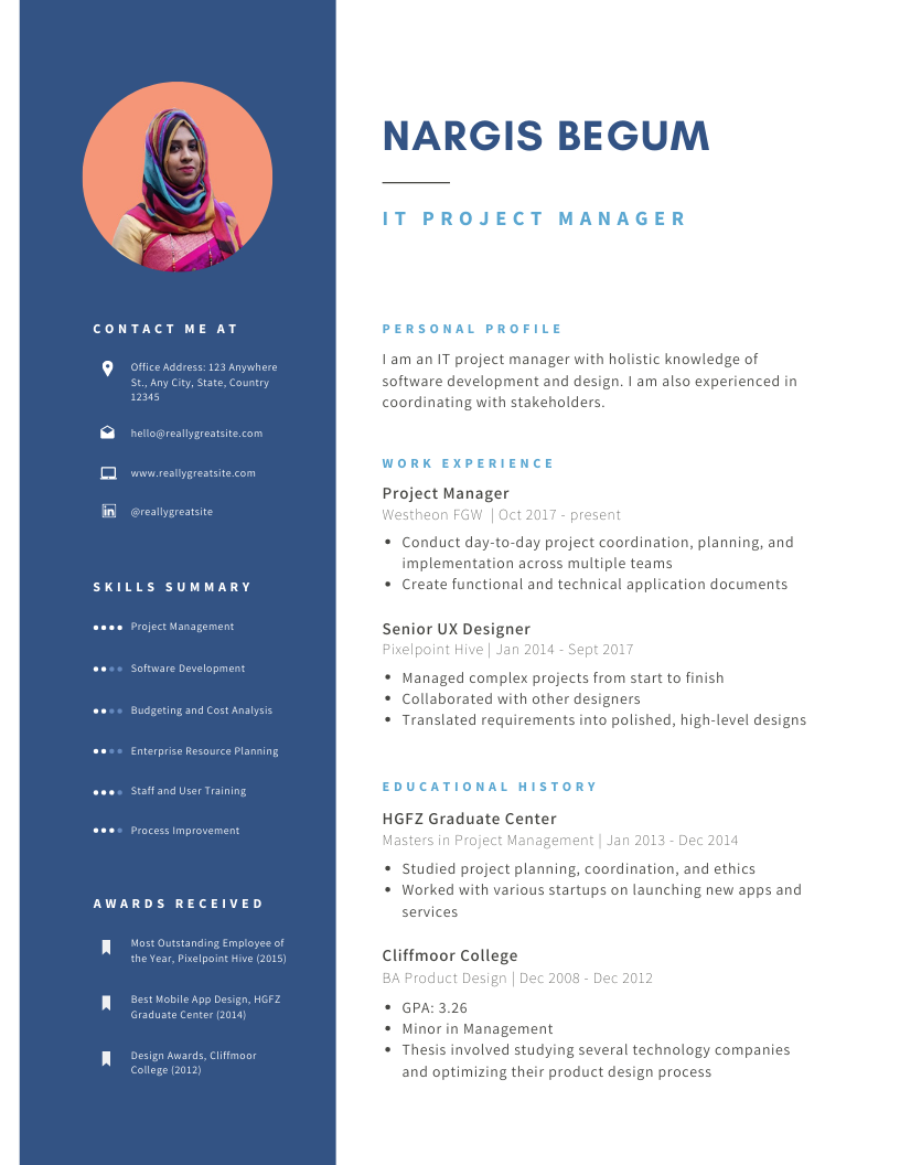 I will provide professional resume writing services for you