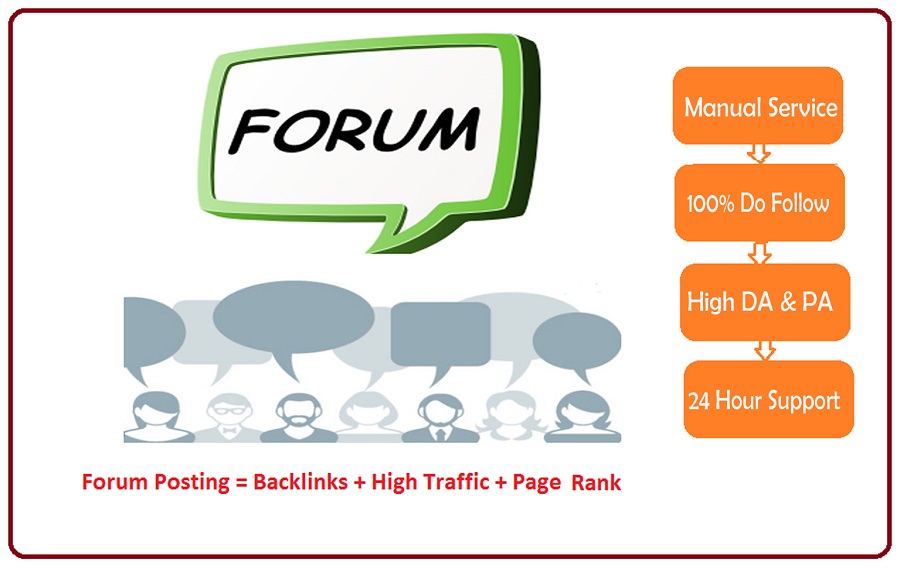I will post 50 do follow forum with High DA 