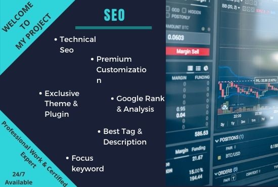 I will set up, optimize your website with SEO for google ranking