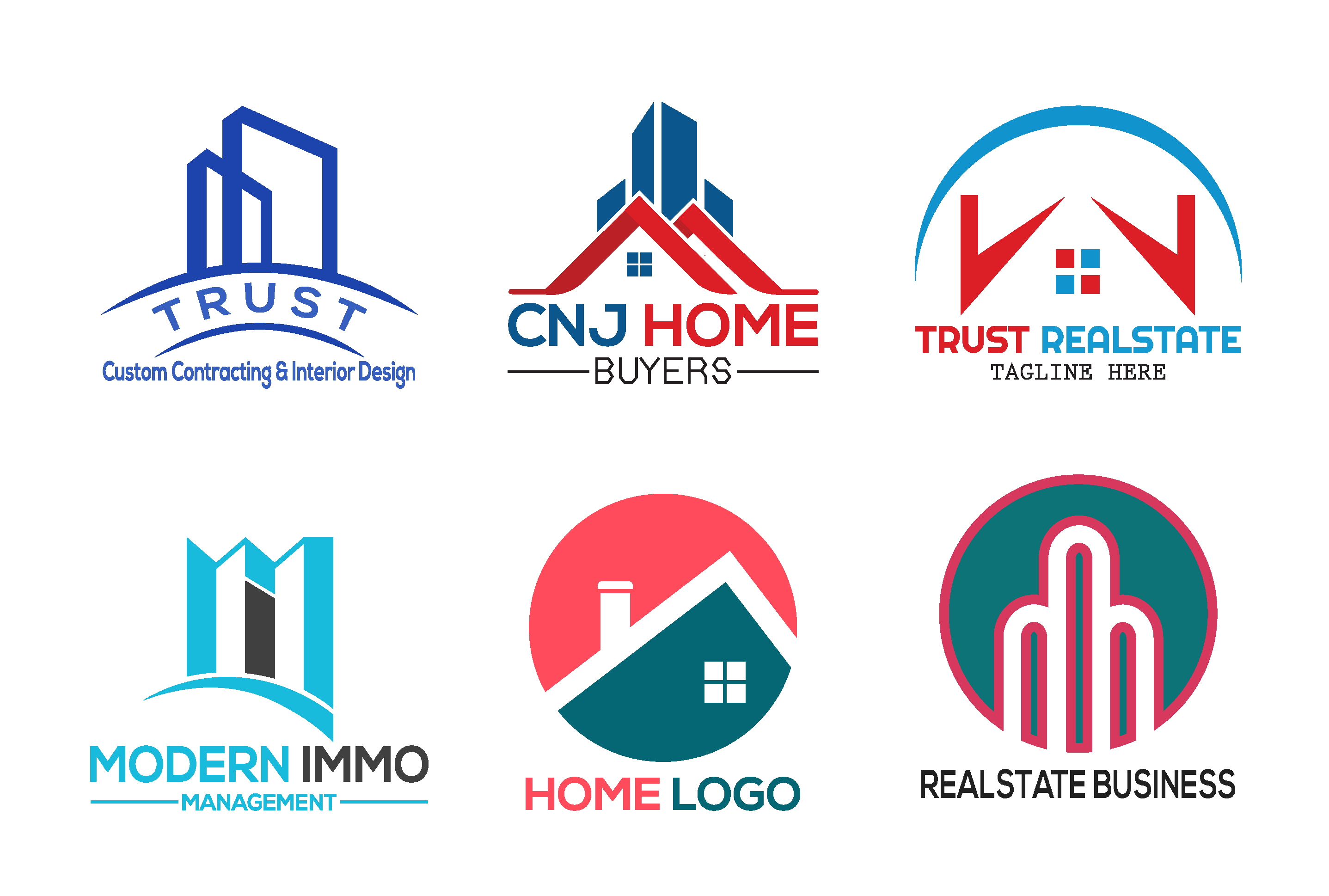  I will make modern flat minimalist logo and branding design