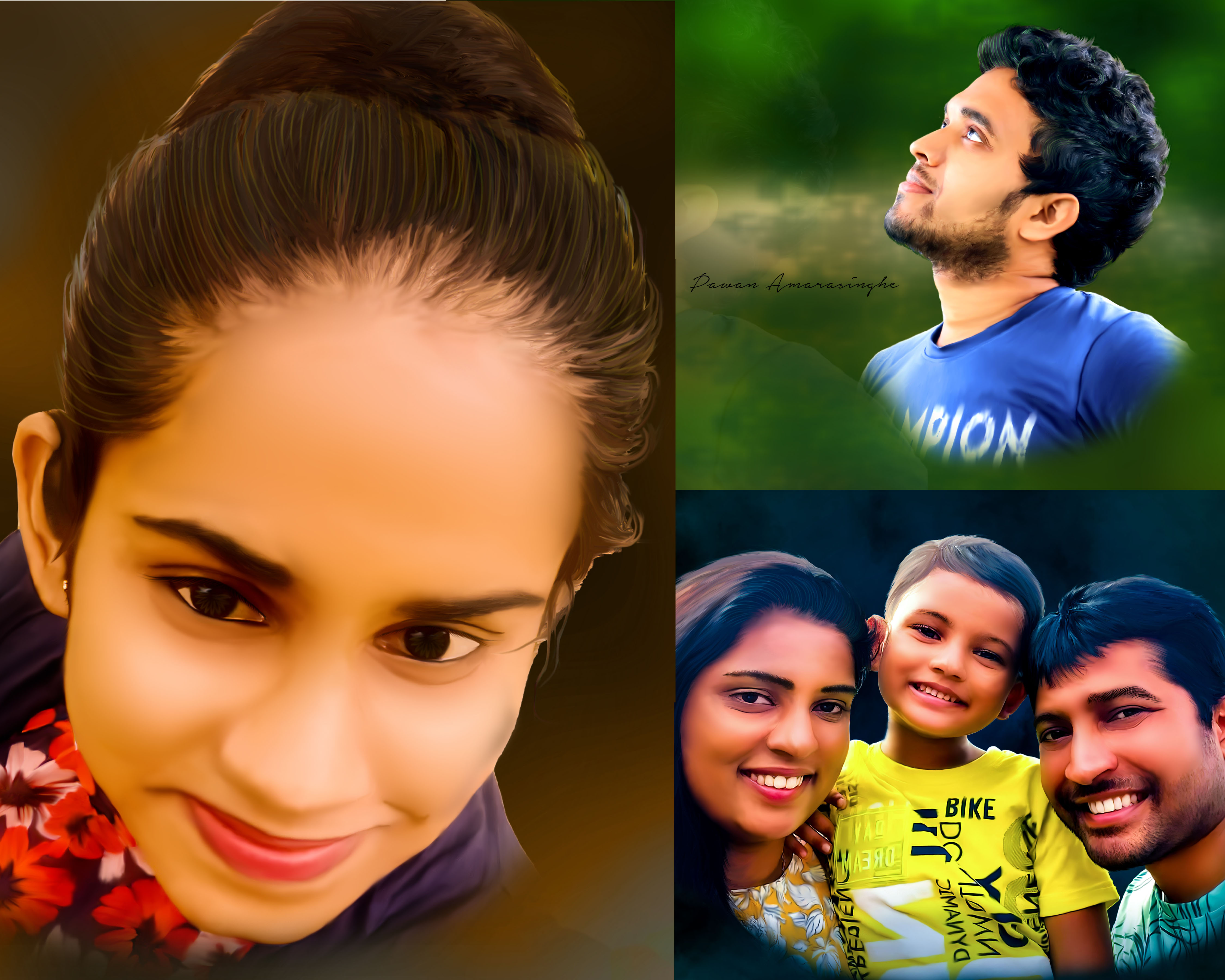 I will turn youre image into realistic digital oil painting