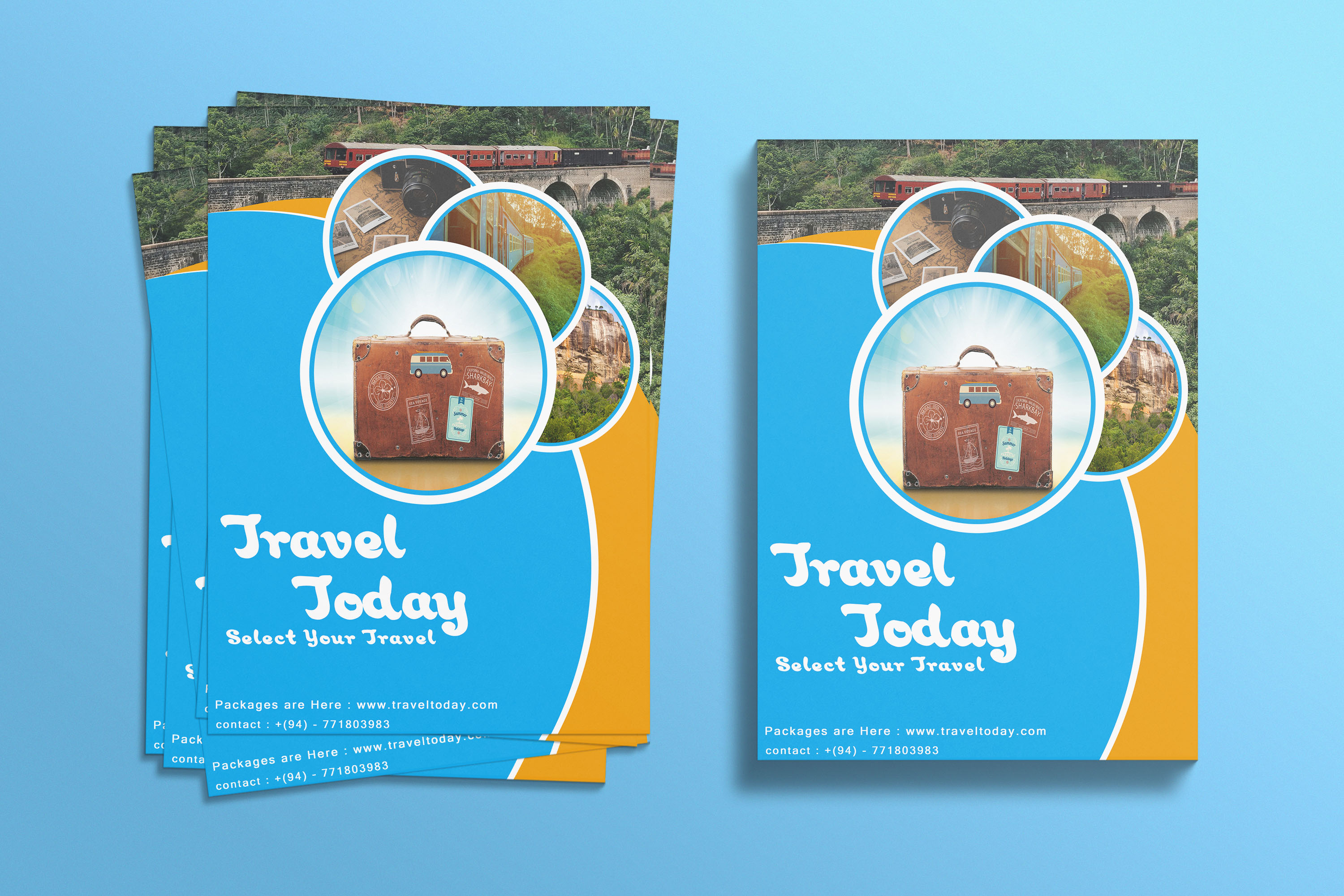 I will do creative flyer design and tri fold brochure