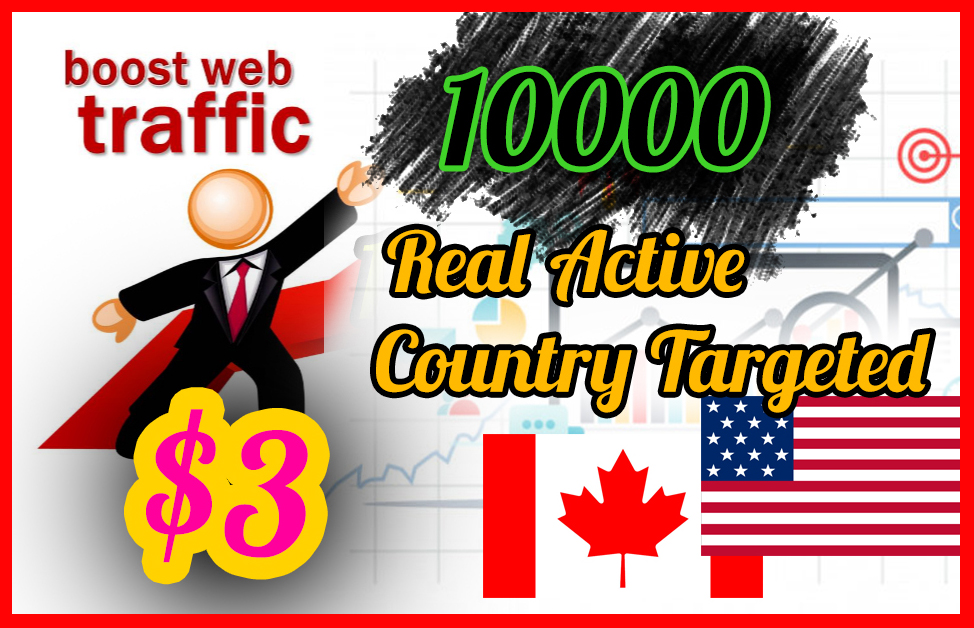 100, 00 Real Active Targeted Country Website Traffic ...