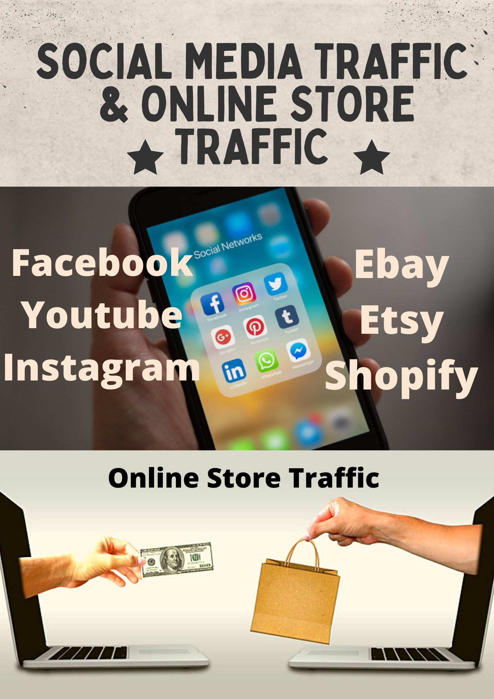 I will bring USA targeted daily real human visitors your web site