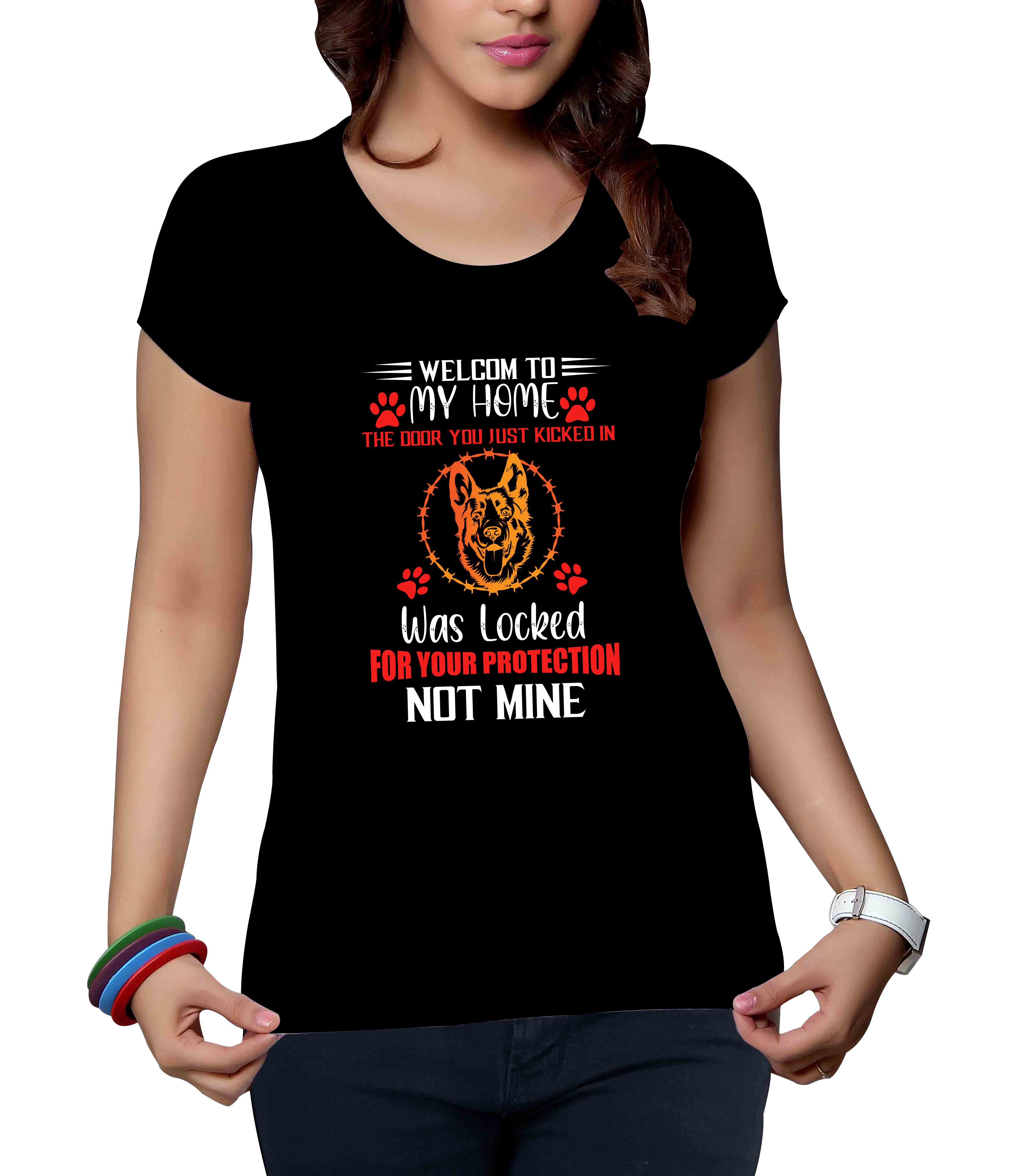 I will make dog T-shirt design