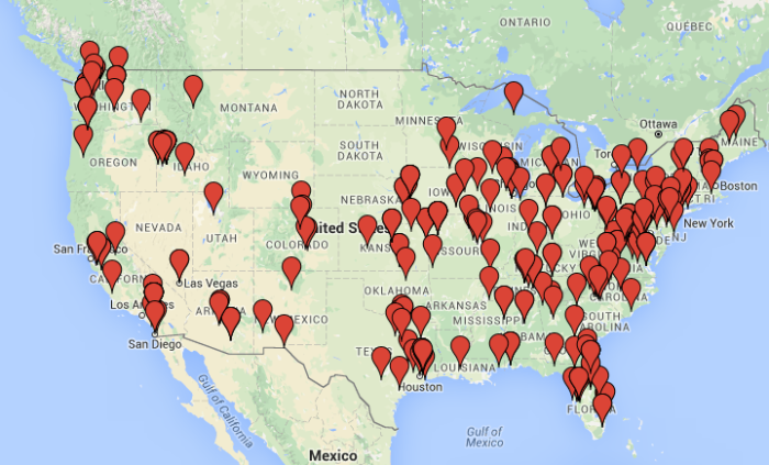 I will make 2000 google point map citation for local business