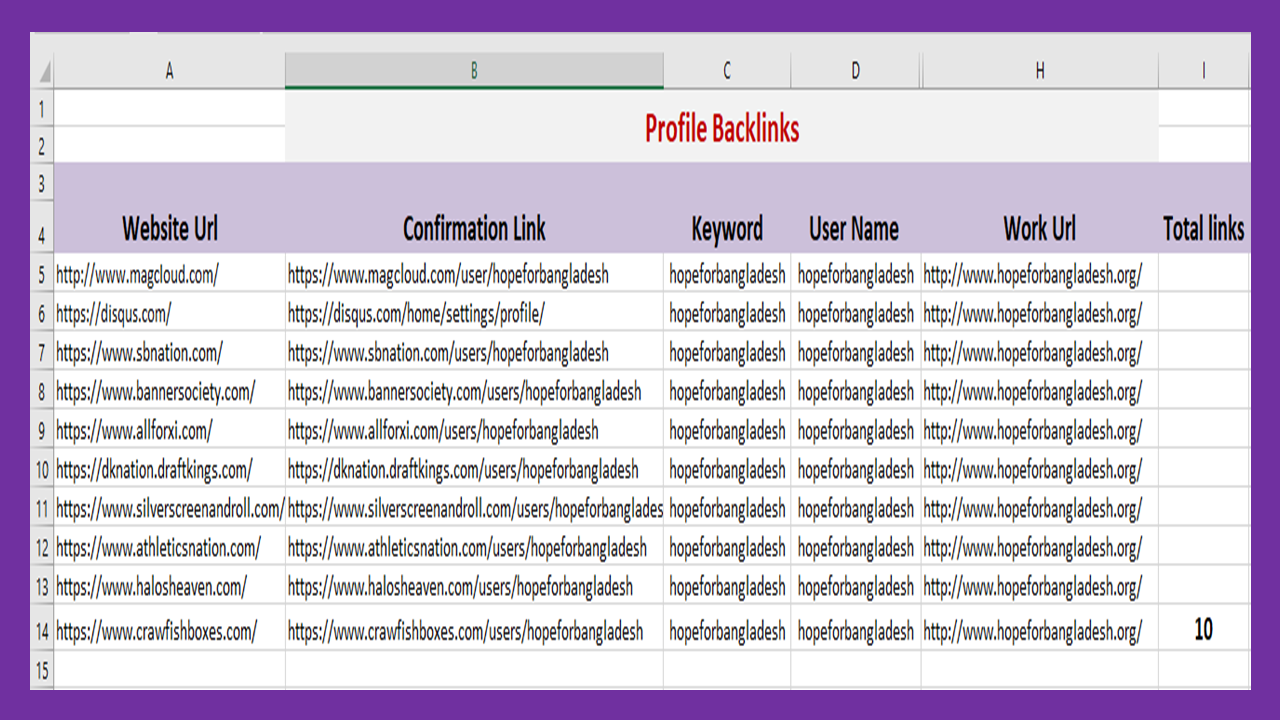 300 High DA & 10 Edu/Gov Manual Profile Backlinks