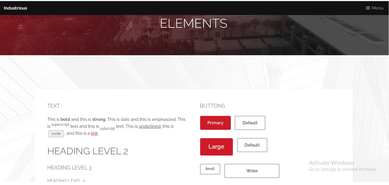 Responsive Template for Industry Business 