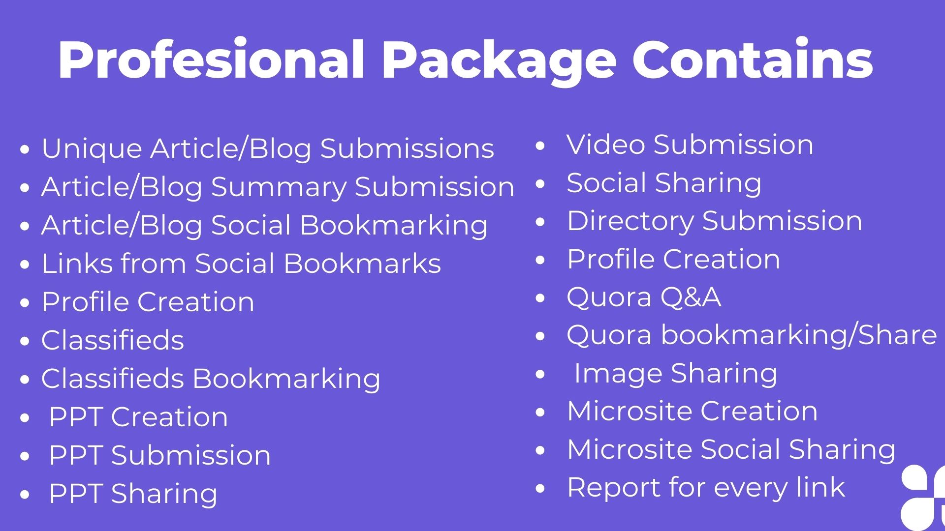 Complete Monthly off Page SEO Package with Manual Backlinks